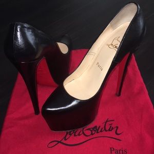 Christian louboutin daffodile black 37.5